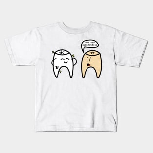 Clean & Dirty Teeth Comic Kids T-Shirt